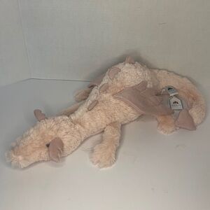 Jellycat Large Rose Dragon - NWT New with Tags - Medium Pink Soft Excellent